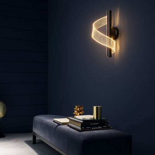 Applique murale LED minimaliste avec lumière ondulé Steal - vue 4 sur 10