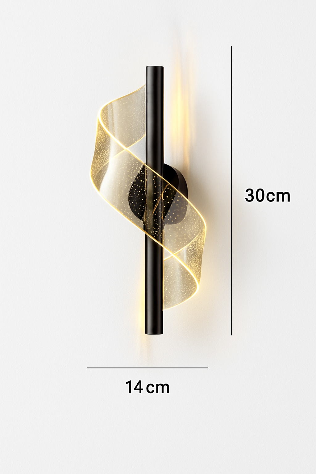 Applique murale LED minimaliste avec lumière ondulé Steal - vue 8 sur 10