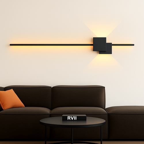 applique murale led minimaliste design artistique - vue 3 sur 15