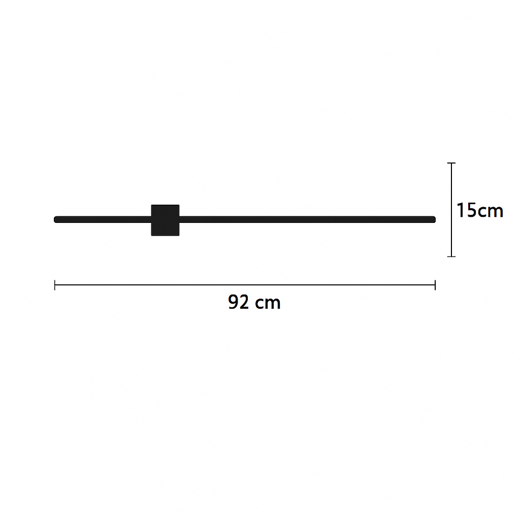 applique murale led minimaliste design artistique - vue 14 sur 15