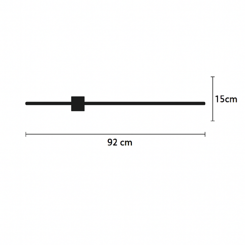 applique murale led minimaliste design artistique - vue 15 sur 15