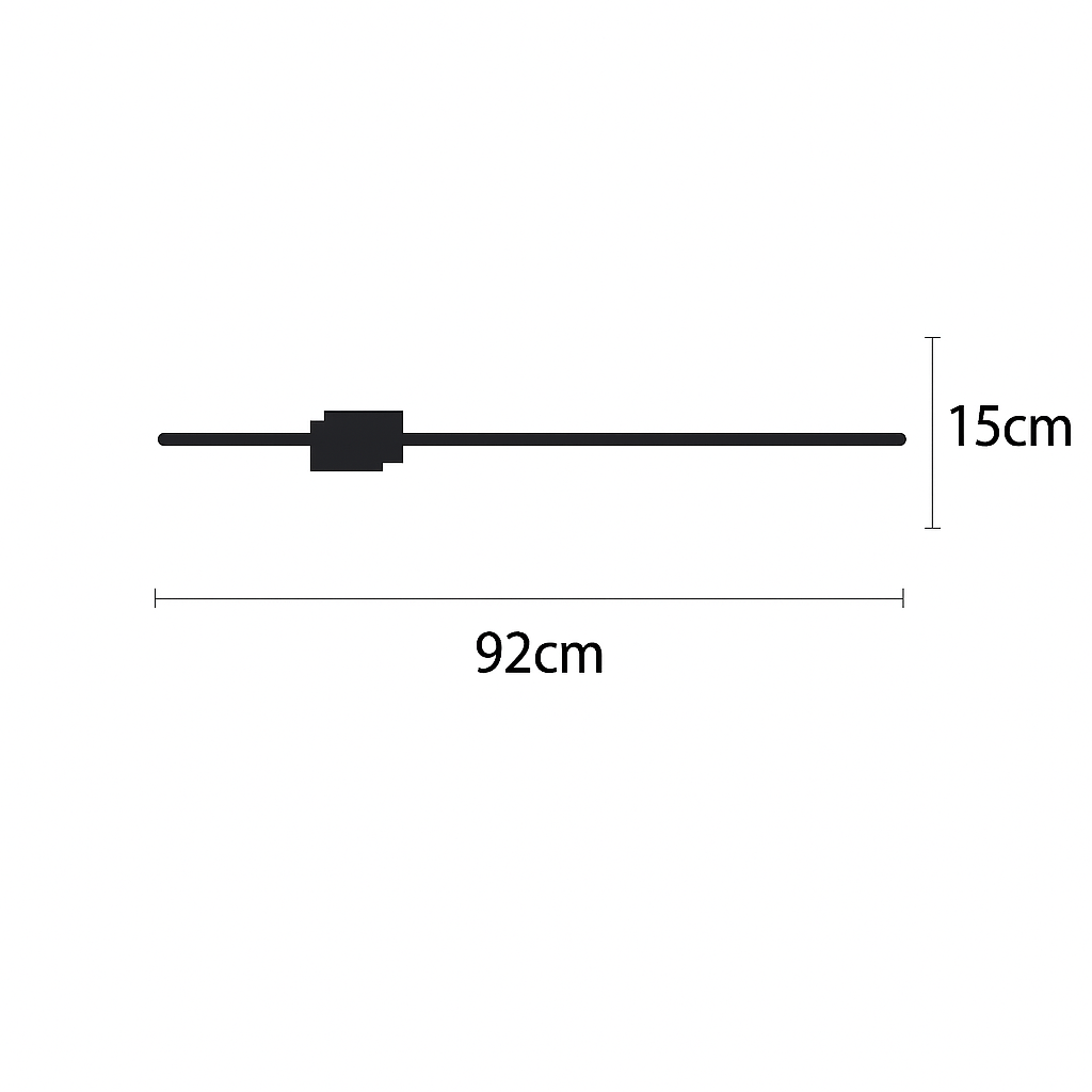 applique murale led minimaliste design artistique - vue 14 sur 15