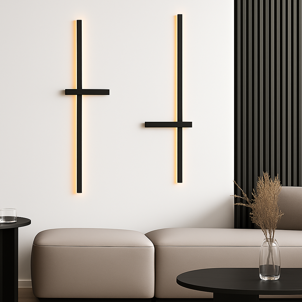 applique murale led minimaliste design artistique - vue 2 sur 15