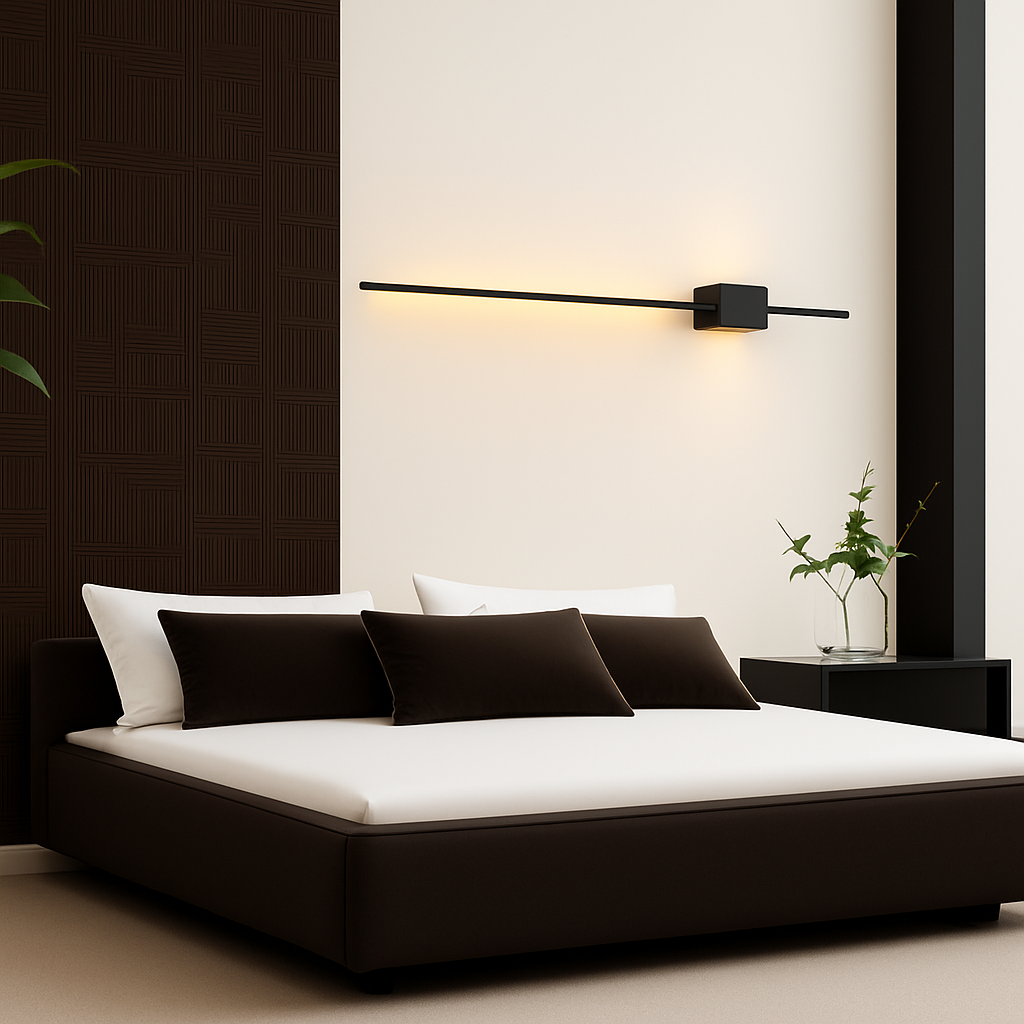 applique murale led minimaliste design artistique - vue 4 sur 15