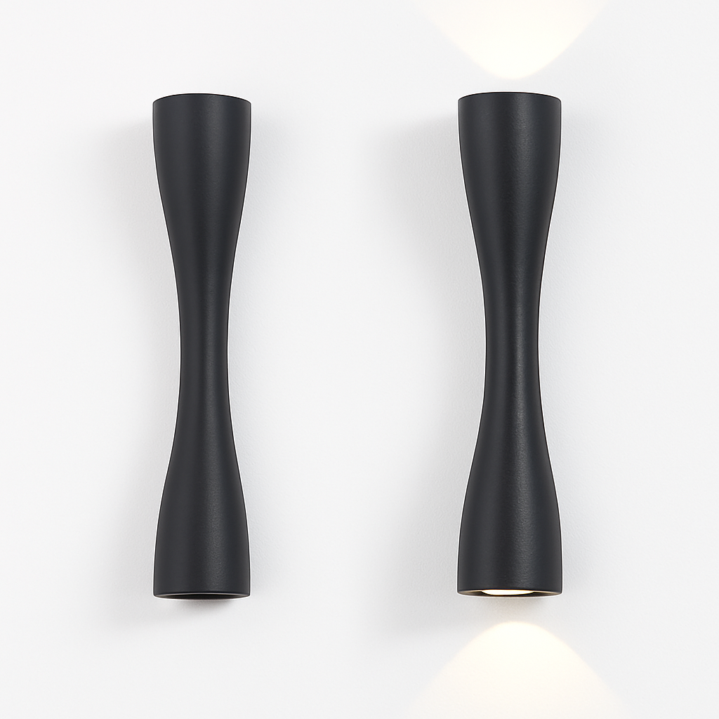 applique murale led minimaliste moderne imperméable idéale intérieur extérieur - vue 3 sur 12