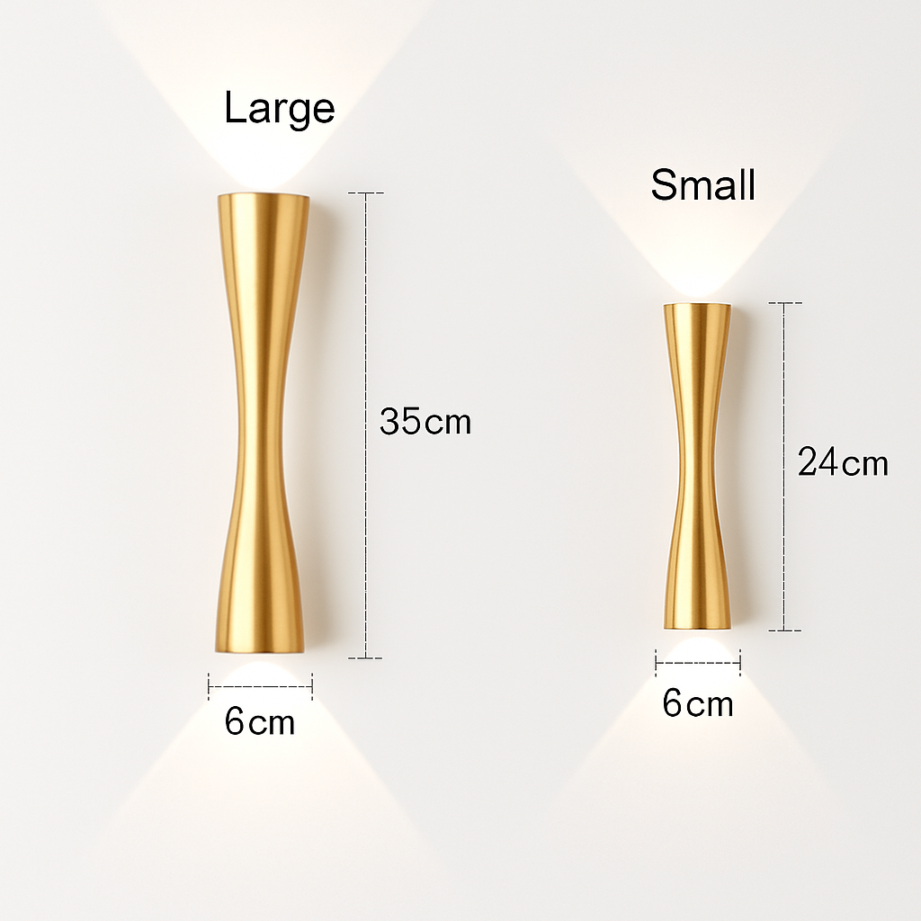 applique murale led minimaliste moderne imperméable idéale intérieur extérieur - vue 6 sur 12