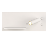 applique murale led moderne avec chargeur sans fil et rétro-éclairage usb
