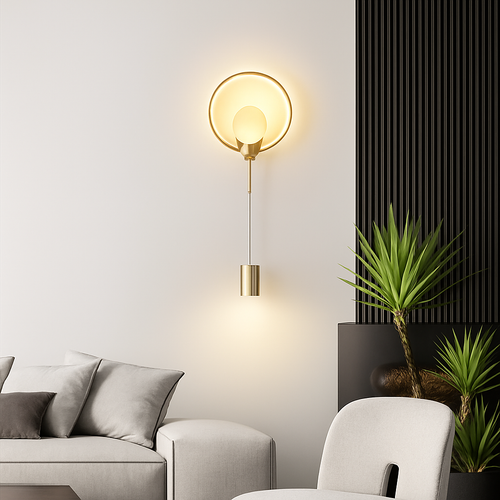 applique murale led moderne avec gradation de température - vue 3 sur 7