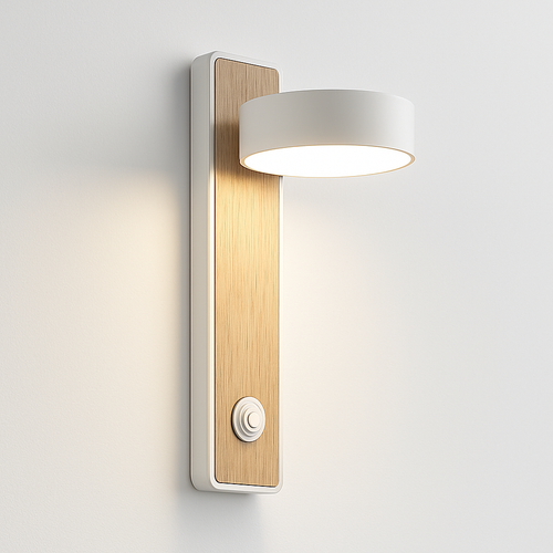 applique murale led moderne avec interrupteur pour lecture