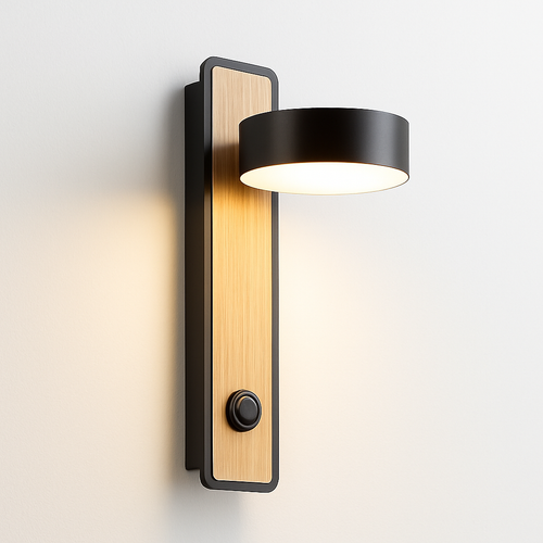 applique murale led moderne avec interrupteur pour lecture - vue 9 sur 8