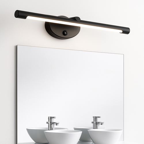 applique murale led moderne avec interrupteur tactile pour miroir - vue 5 sur 12