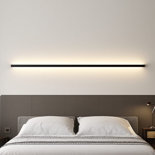 applique murale led moderne avec variateur métal
