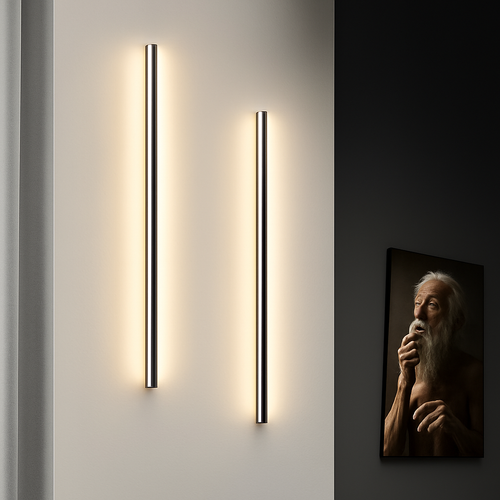 applique murale led moderne avec variateur métal - vue 2 sur 22