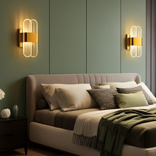 applique murale LED moderne elliptique pour décoration intérieure - vue 7 sur 9