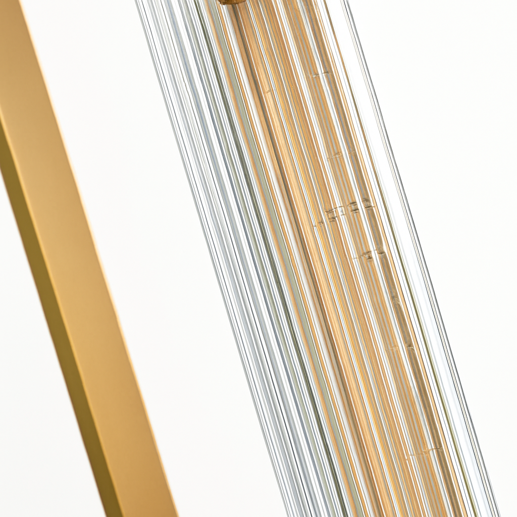 applique murale led moderne en laiton décoration créative - vue 6 sur 8