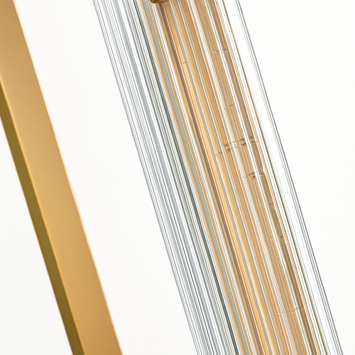 applique murale led moderne en laiton décoration créative - vue 7 sur 8