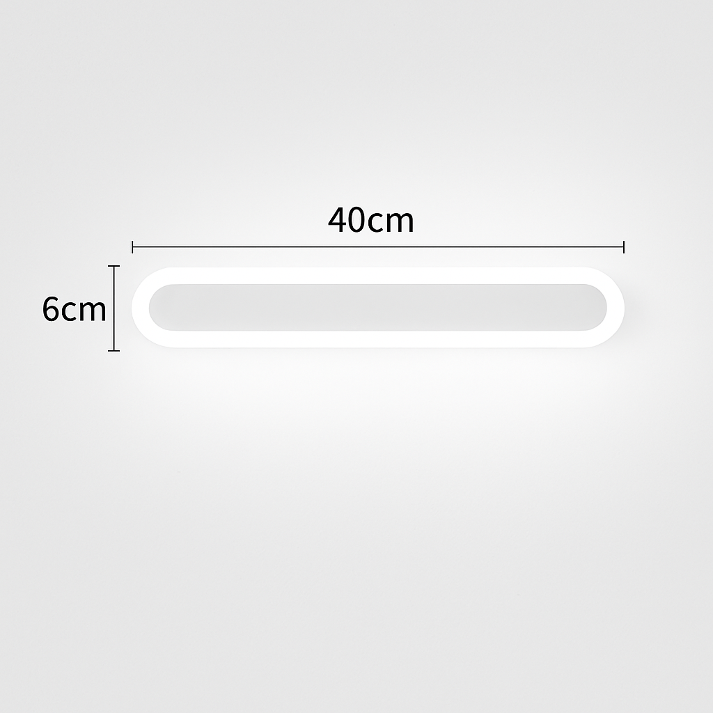 applique murale led moderne à intensité variable avec télécommande intelligente