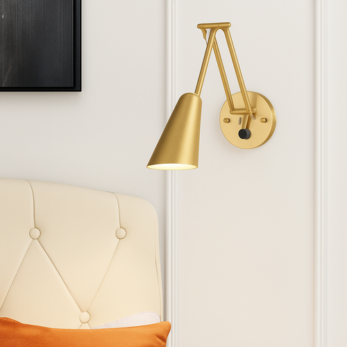 applique murale led moderne à intensité variable télescopique pliable pour étude - vue 5 sur 23