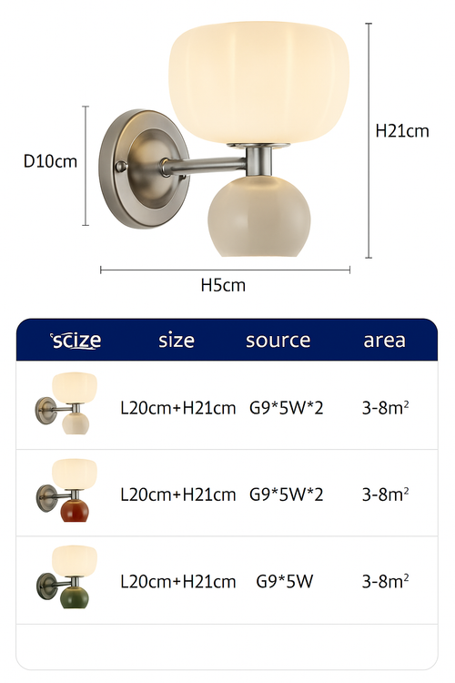 applique murale led moderne pour éclairage intérieur élégant - vue 5 sur 9