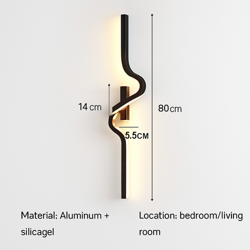 applique murale led moderne pour intérieur design élégant - vue 14 sur 16