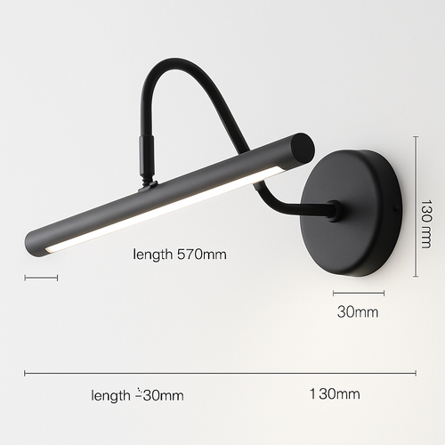 applique murale led moderne pour intérieur design élégant - vue 5 sur 7