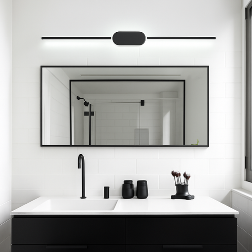 applique murale led moderne pour miroir et tableau décoratif - vue 2 sur 12