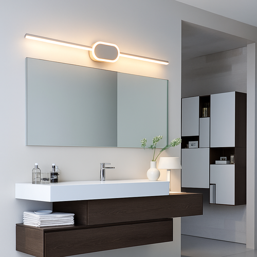 applique murale led moderne pour miroir et tableau décoratif - vue 4 sur 12