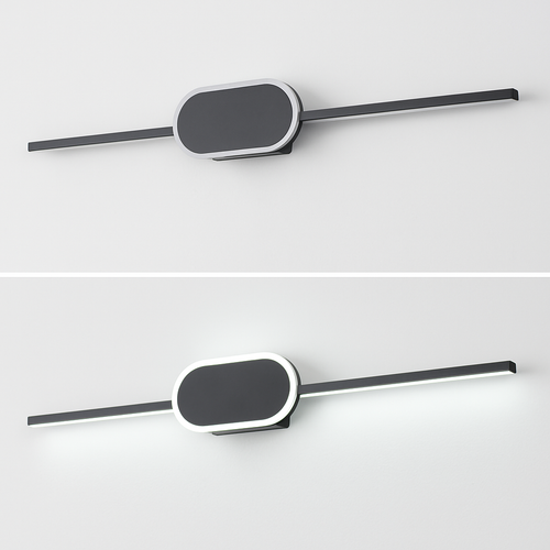 applique murale led moderne pour miroir et tableau décoratif - vue 6 sur 12