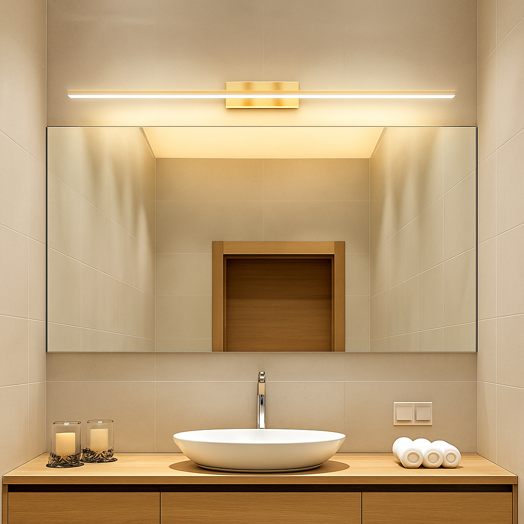 applique murale led moderne pour salle de bain et miroir - vue 3 sur 12