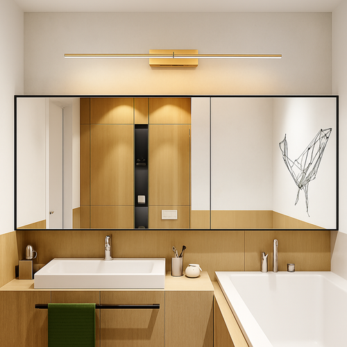 applique murale led moderne pour salle de bain et miroir - vue 5 sur 12