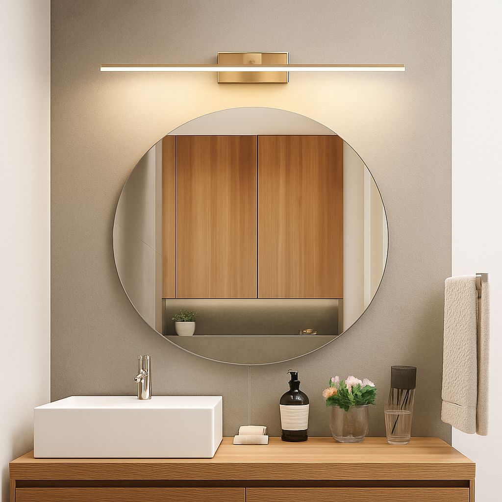 applique murale led moderne pour salle de bain et miroir - vue 6 sur 12