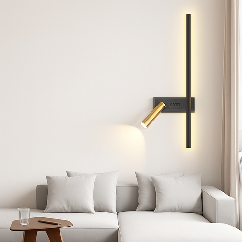 applique murale led moderne réglable pour décoration intérieure - vue 2 sur 9