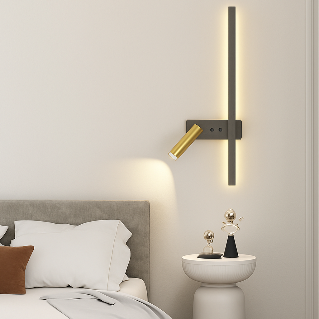 applique murale led moderne réglable pour décoration intérieure - vue 3 sur 9