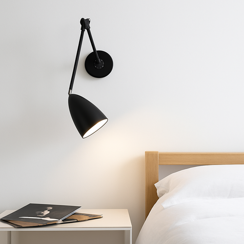 applique murale led moderne réglable pour décoration intérieure - vue 4 sur 9