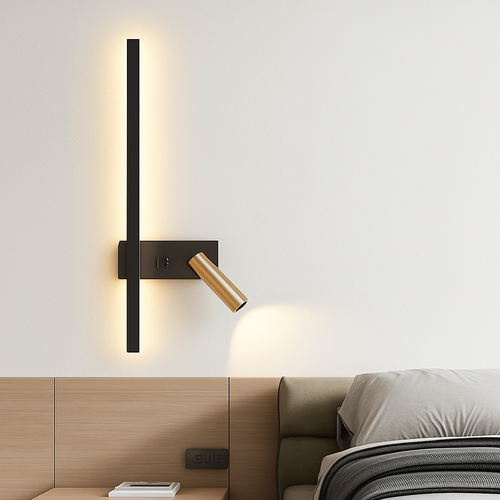 applique murale led moderne réglable pour décoration intérieure - vue 5 sur 9