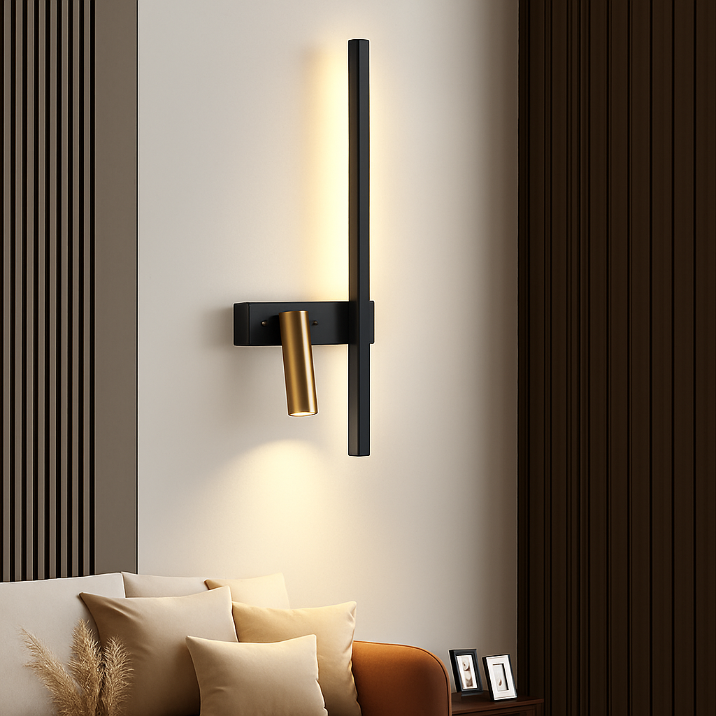 applique murale led moderne réglable pour décoration intérieure - vue 6 sur 9