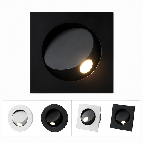 Applique murale led moderne rotation 350° cachée - vue 3 sur 16