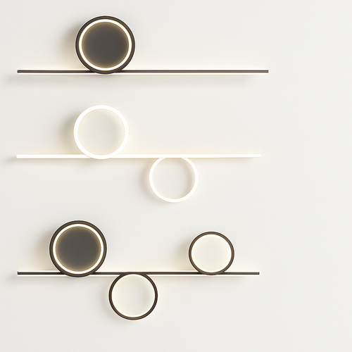 applique murale led moderne simple créativité nordique personnalisée - vue 2 sur 18