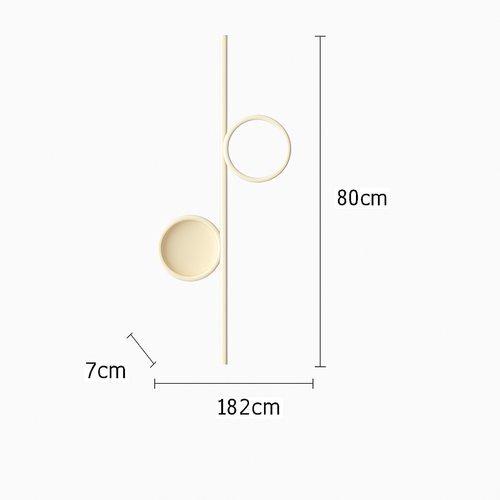 applique murale led moderne simple créativité nordique personnalisée - vue 15 sur 18