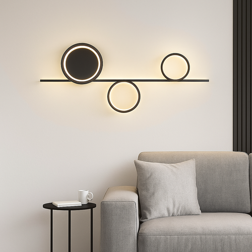 applique murale led moderne simple créativité nordique personnalisée - vue 6 sur 18