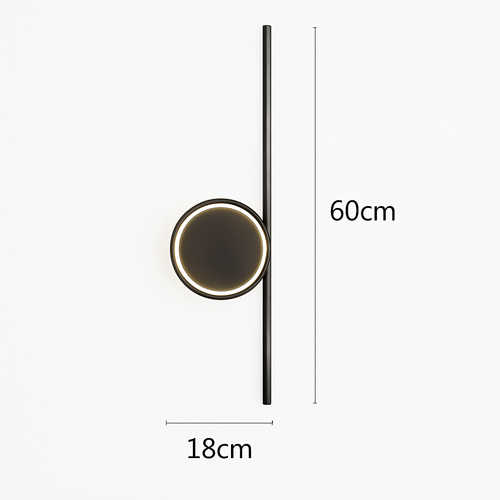 applique murale led moderne simple créativité nordique personnalisée - vue 8 sur 18