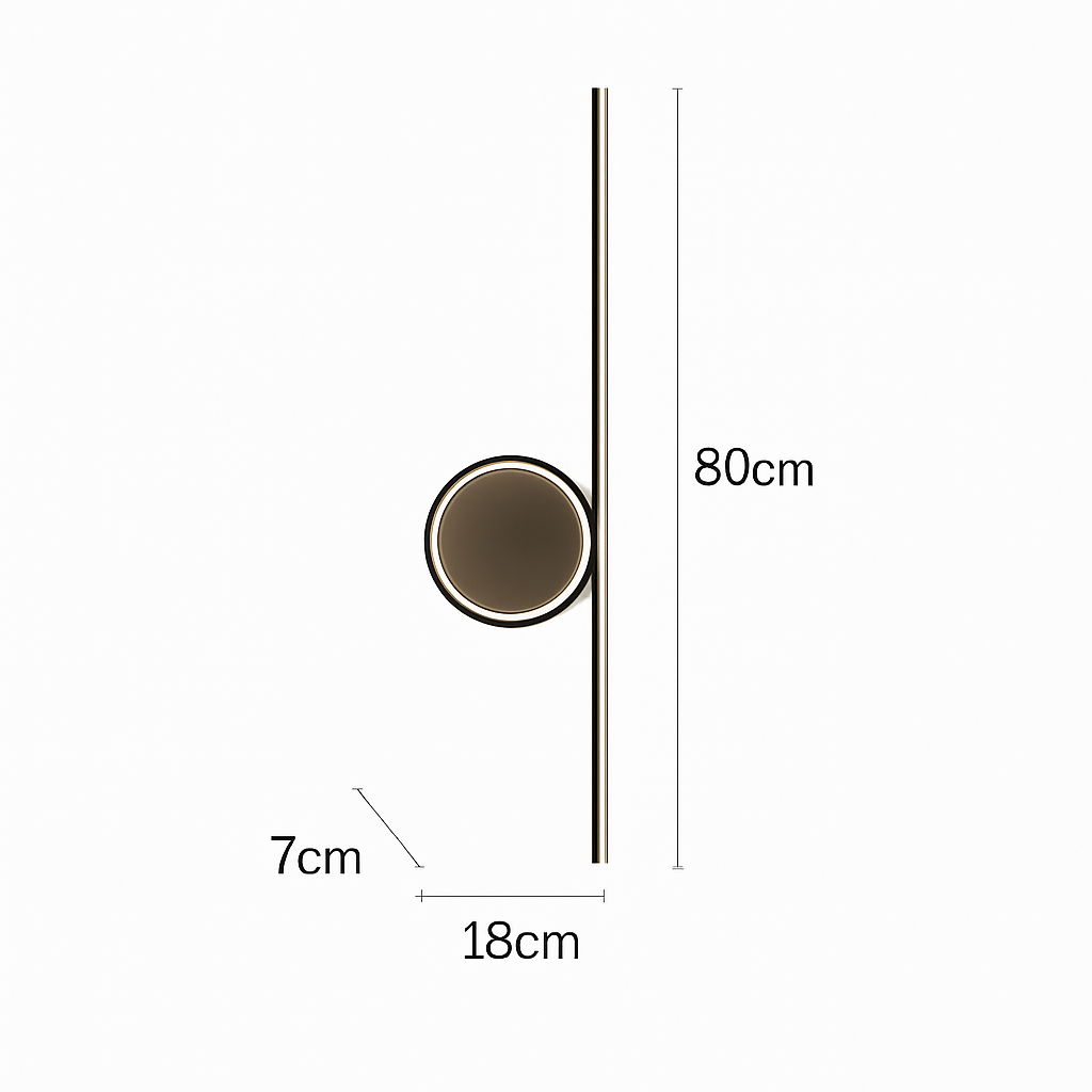 applique murale led moderne simple créativité nordique personnalisée - vue 9 sur 18