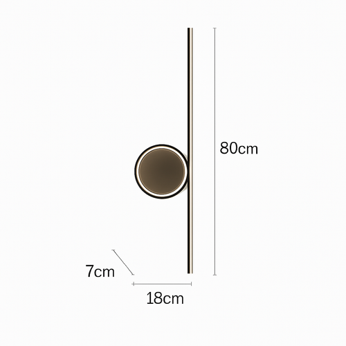 applique murale led moderne simple créativité nordique personnalisée - vue 10 sur 18