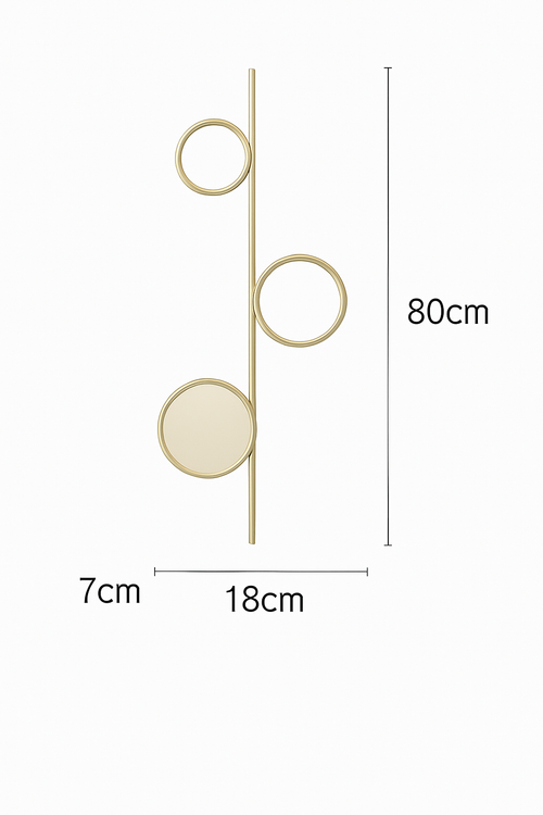 applique murale led moderne simple créativité nordique personnalisée - vue 11 sur 18