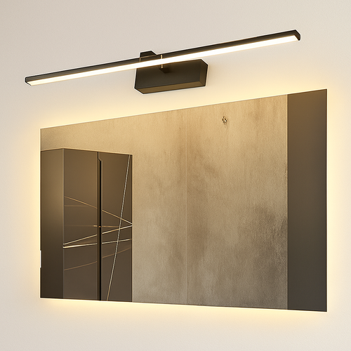 applique murale led moderne trois couleurs éclairage aluminium pour maquillage - vue 2 sur 12