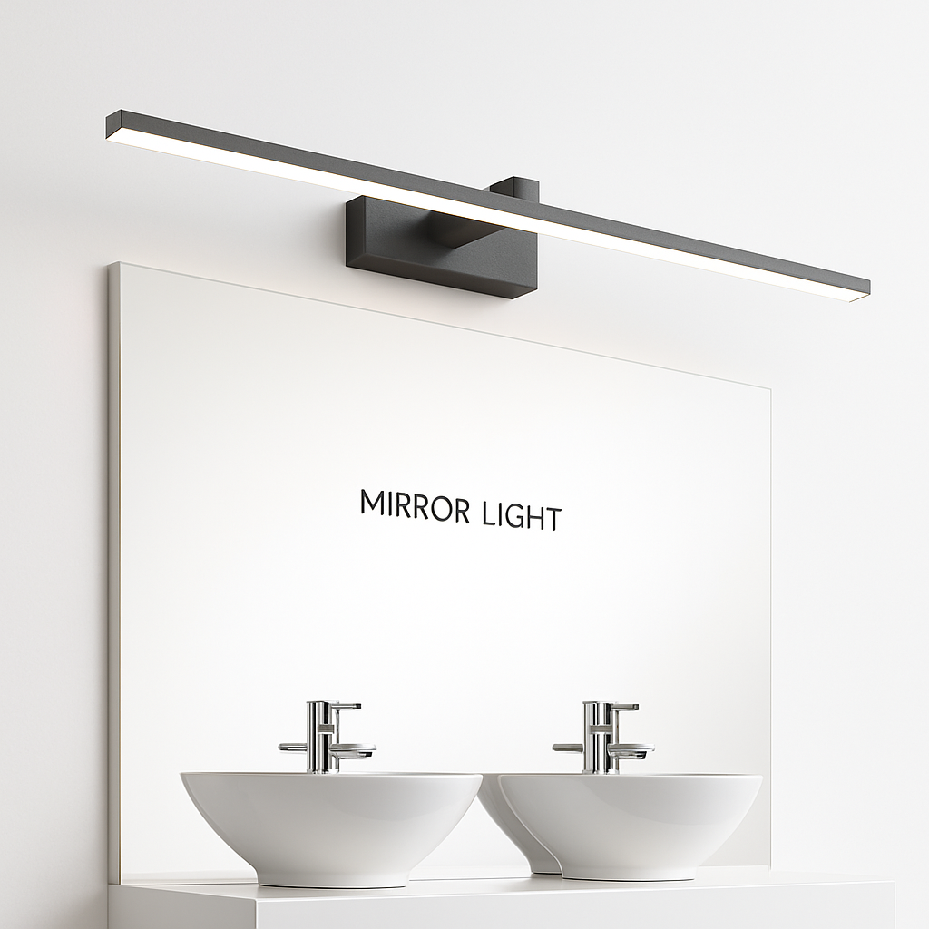 applique murale led moderne trois couleurs éclairage aluminium pour maquillage - vue 3 sur 12
