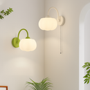 applique murale led modernes avec interrupteur à chaîne
