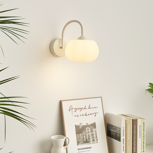 applique murale led modernes avec interrupteur à chaîne - vue 4 sur 9