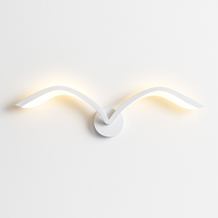 applique murale led modernes en forme de mouette en acrylique