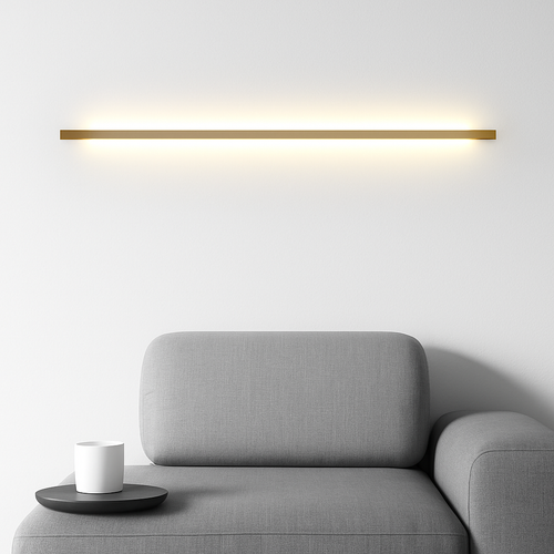 applique murale led modernes linéaires nordique simple éclairage - vue 5 sur 8